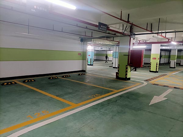 霍邱小区划线